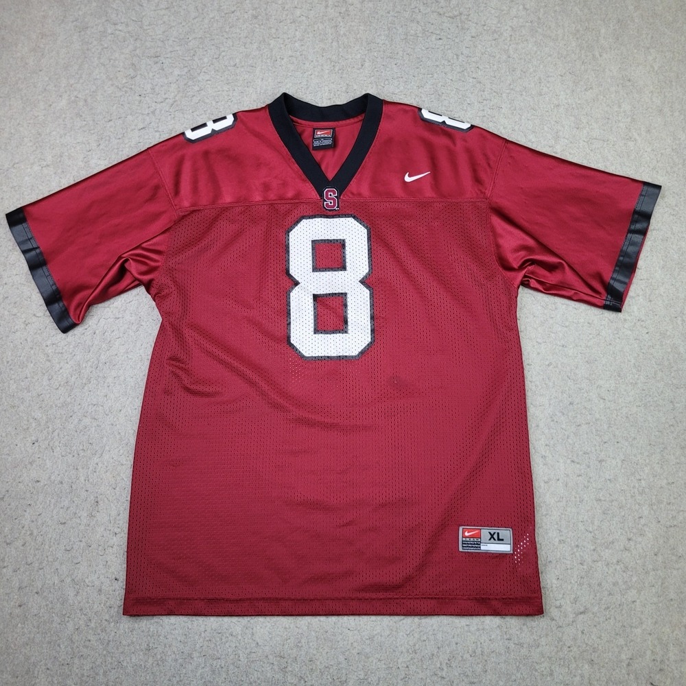 Vintage Nike Stanford University Cardinals #8 College Football Jersey Youth XL
